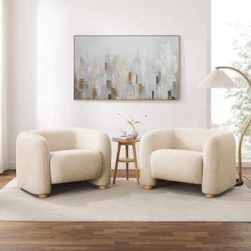 Elevyoliv Mid Century Modern Accent Chair for Living Room