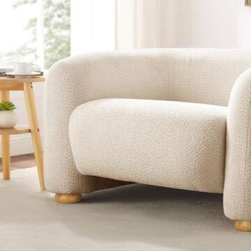 Elevyoliv Mid Century Modern Accent Chair for Living Room