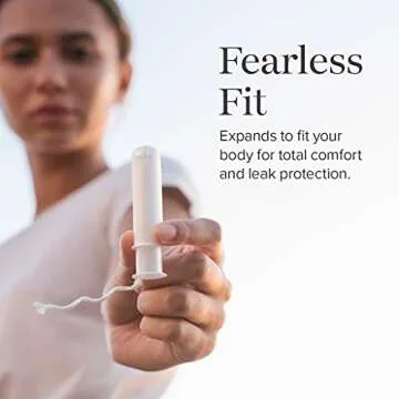 Cora Organic Applicator Tampons - Super Absorbency & Comfort