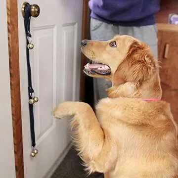 CATHYLIFE Leather Dog Doorbells - Stylish & Functional