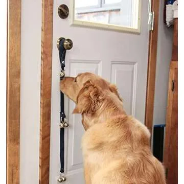 CATHYLIFE Leather Dog Doorbells - Stylish & Functional