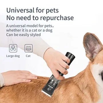 GOOAD Cordless Quiet Dog Clippers Thick Coats Grooming