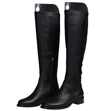 Ruisita 10 Pieces (5 Pairs) Boot Shaper Form Inserts Boots Tall Support for Women and Men (10, 16 inches, Black)