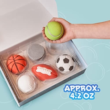 Bathletes Sporty Kids Bath Bombs - Fun & Relaxing Bath Toys