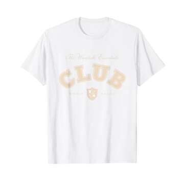 The Wardrobe Essentials Club "CLUB" Varsity T-Shirt: Effortless Style