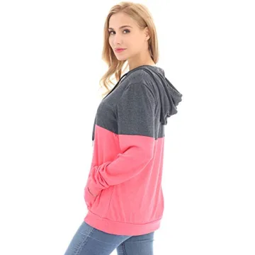 Bearsland Maternity Nursing Hoodie Soft Stylish Breastfeeding
