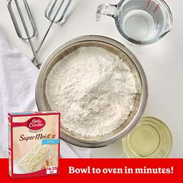 Betty Crocker Moist White Cake Mix, 16.25 oz - Easy Baking