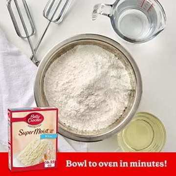 Betty Crocker Moist White Cake Mix, 16.25 oz - Easy Baking