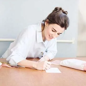 ZZTX 3PCS Big Crystal Diamond Ballpoint Pen Bling Metal Ballpoint Pen Office Supplies, Rose Gold/White With Rose Polka Dots/Rose Gold With White Polka Dots, Includes 3 Pen Refills