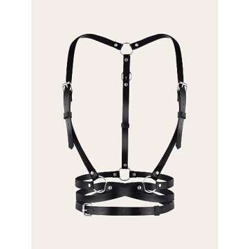 Widyany Punk Belt Gothic Body Adjustable Waists Belts