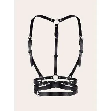 Widyany Punk Belt Gothic Body Adjustable Waists Belts