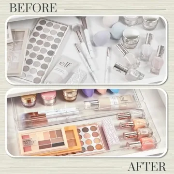 STORi Stackable Clear Drawer Organizer Set for All Rooms