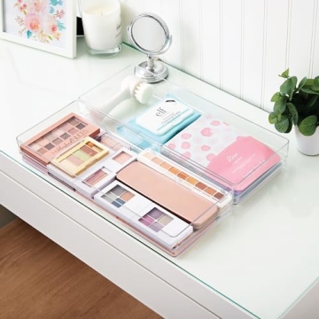 STORi Stackable Clear Drawer Organizer Set for All Rooms