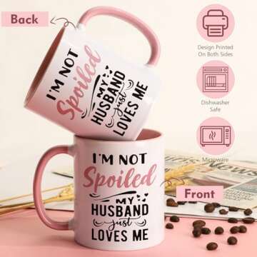 Gifts for Wife from Husband, Wife Gifts, Anniversary Wedding Christmas Gifts for Wife, Valentines Day Gifts, Wife Birthday Gift Ideas, Mothers Day Gifts for Wife, Wife Mug, Romantic Gifts for Her