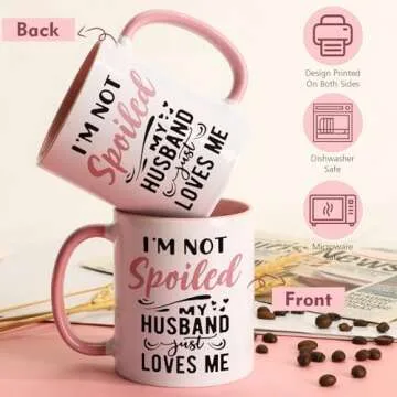Gifts for Wife from Husband, Wife Gifts, Anniversary Wedding Christmas Gifts for Wife, Valentines Day Gifts, Wife Birthday Gift Ideas, Mothers Day Gifts for Wife, Wife Mug, Romantic Gifts for Her