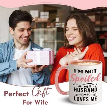 Gifts for Wife from Husband, Wife Gifts, Anniversary Wedding Christmas Gifts for Wife, Valentines Day Gifts, Wife Birthday Gift Ideas, Mothers Day Gifts for Wife, Wife Mug, Romantic Gifts for Her