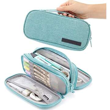 CICIMELON Pencil Case Big Capacity 3 Compartments Pencil Pouch Large Storage Pen Bag for Boys Girls ...