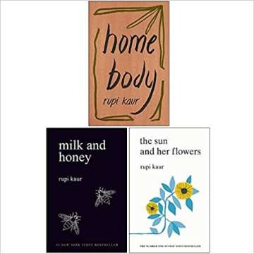Rupi Kaur Poetry Collection: Home Body, Milk and Honey, Sun and Flowers in Paperback