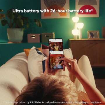 ASUS Zenfone 11 Ultra AI Smartphone, Android Unlocked, 12GB+256GB, US Version, 6.78” , 26-Hour Battery with 5500mAh, Stabilized Triple Camera, 5G Dual SIM, Skyline Blue (Renewed)