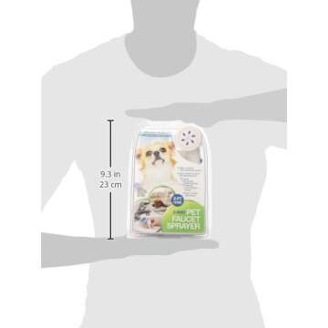 Rinse Ace 3 Way Pet Faucet Sprayer with 8ft Hose