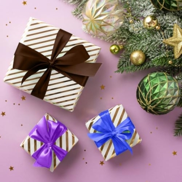 Brown Satin Ribbon 1 Inch 25 Yards Great for Gifts