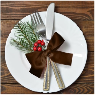 Brown Satin Ribbon 1 Inch 25 Yards Great for Gifts