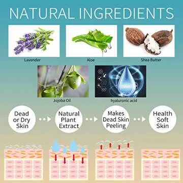 5 Pack Foot Peeling Mask,Exfoliator Peel Off Calluses Dead Skin Callus Remover,Foot Mask for Dry Cra...