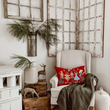 Christmas Pillow Covers 12x20 Inch Red Nutcracker Christmas Decor Winter Holiday Party Cushion Case Decoration for Sofa Couch