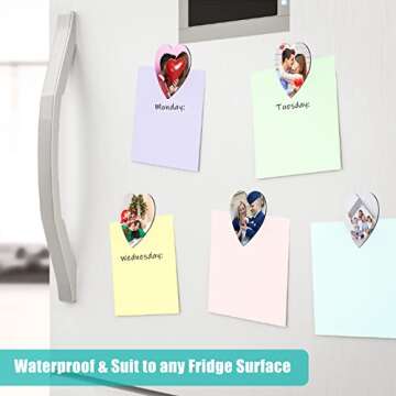 Sublimation Magnet Blanks - Personalized 30PCS Fridge Stickers for DIY