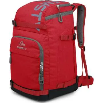 SEMSTY Waterproof Ski Boot Travel Bag 55L
