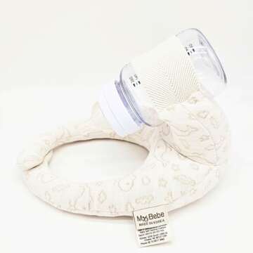 My Bebe Baby Self Feeding Cushion - Organic Cotton Support for All Ages