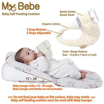 My Bebe Adjustable Self Feeding Cushion for Babies