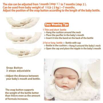 My Bebe Adjustable Self Feeding Cushion for Babies