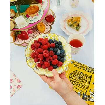 Floral Paper Plates for Mother's Day and Tea Parties