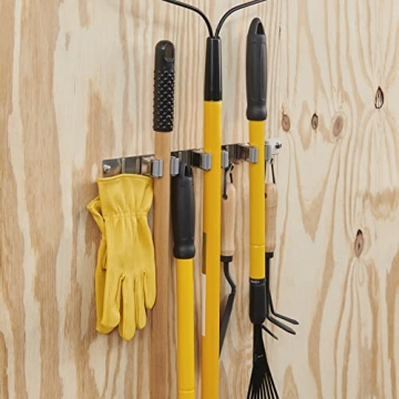 Broom Bar by Wrap-It Storage - Durable Wall Mounted Organizer