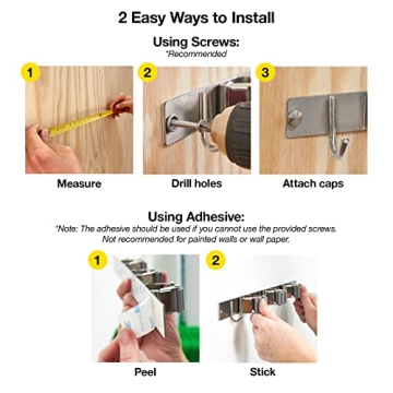 Broom Bar by Wrap-It Storage - Durable Wall Mounted Organizer