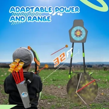 EagleStone Kids Bow and Arrow Set with LED Lights