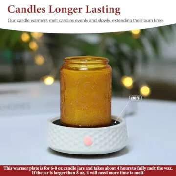 Electric Candle Warmer Plate for Jar Candles & Beverages