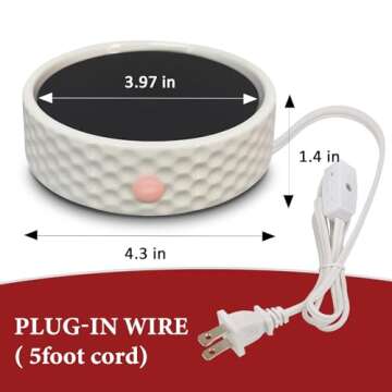 Electric Candle Warmer Plate for Jar Candles & Beverages