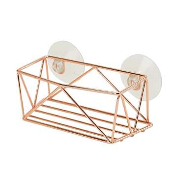 Kitchen Details Geode Suction Cup Sponge Holder - Rust Resistant Design with Stabilizers