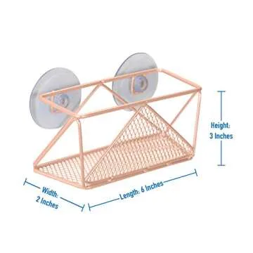 Durable Suction Cup Sponge Holder for Kitchen Use