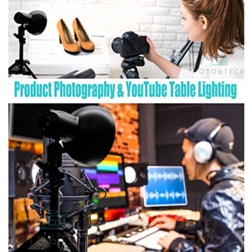 Foto&Tech Studio Lighting Kit with CFL Daylight Bulbs - 2 Pieces