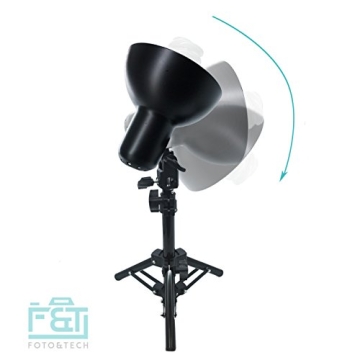 Foto&Tech Studio Lighting Kit with CFL Daylight Bulbs - 2 Pieces
