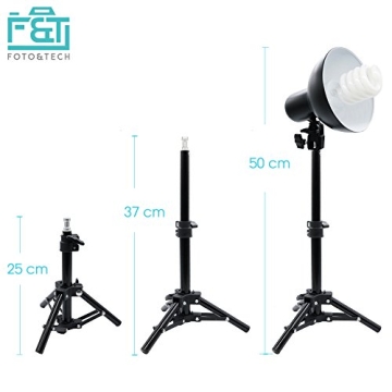 Foto&Tech Studio Lighting Kit with CFL Daylight Bulbs - 2 Pieces