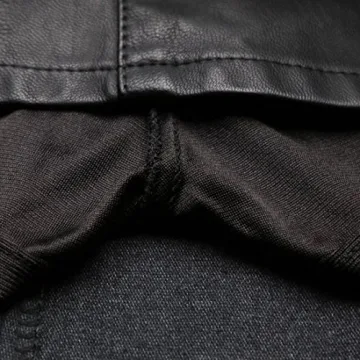 Chouyatou Stylish Faux Leather Mini Skirt for Women