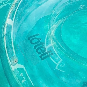 Lôteli Clear Swim Ring - Stylish Transparent Pool Float