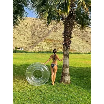 Lôteli Clear Swim Ring - Stylish Transparent Pool Float
