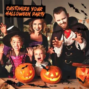 Realistic 3D Halloween Bat Stickers for Home Decor