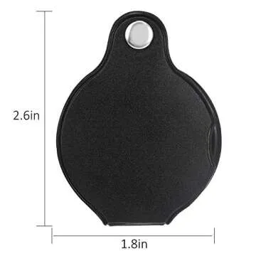 HESTYA 10X Mini Magnifying Glass – Compact & Durable