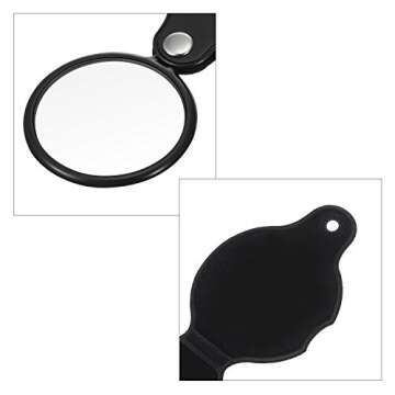 HESTYA 10X Mini Magnifying Glass – Compact & Durable
